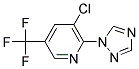 3-CHLORO-2-(1H-1,2,4-TRIAZOL-1-YL)-5-(TRIFLUOROMETHYL)PYRIDINE Struktur