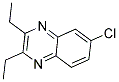 6-CHLORO-2,3-DIETHYLQUINOXALINE Struktur