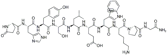 GLP-HIS-TYR-SER-LEU-GLU-TRP-LYS-PRO-GLY-NH2 Struktur