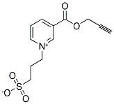 3-(3-[(PROP-2-YNYLOXY)CARBONYL]PYRIDINIUM-1-YL)PROPANE-1-SULFONATE Struktur