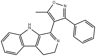 4-(3,4-DIHYDROBETA-CARBOLINYL)-5-METHYL-3-PHENYLISOXAZOLE Struktur