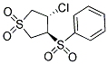 3-CHLORO-4-(PHENYLSULFONYL)TETRAHYDRO-1H-1LAMBDA6-THIOPHENE-1,1-DIONE Struktur