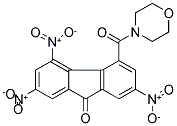 4-(MORPHOLINOCARBONYL)-2,5,7-TRINITRO-9H-FLUOREN-9-ONE Struktur