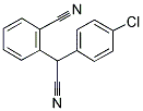 2-[(4-CHLOROPHENYL)(CYANO)METHYL]BENZENECARBONITRILE Struktur