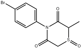 4-(4-BROMOPHENYL)-2-METHYL-1LAMBDA4,4-THIAZINANE-1,3,5-TRIONE Struktur