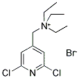 [(2,6-DICHLORO-4-PYRIDYL)METHYL](TRIETHYL)AMMONIUM BROMIDE Struktur