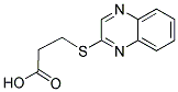 3-(2-QUINOXALINYLSULFANYL)PROPANOIC ACID Struktur