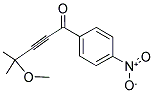 4-METHOXY-4-METHYL-1-(4-NITRO-PHENYL)-PENT-2-YN-1-ONE Struktur