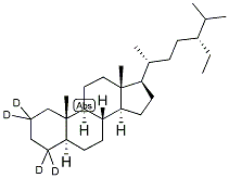 D4 C29 ALPHA ALPHA ALPHA (20R) ETHYLCHOLESTANE Struktur