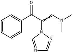 3-(DIMETHYLAMINO)-1-PHENYL-2-(1H-1,2,4-TRIAZOL-1-YL)-2-PROPEN-1-ONE Struktur