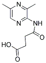 4-[(3,5-DIMETHYLPYRAZIN-2-YL)AMINO]-4-OXOBUTANOIC ACID Struktur