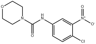 N4-(4-CHLORO-3-NITROPHENYL)MORPHOLINE-4-CARBOXAMIDE Struktur