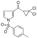 (2,2-DICHLOROCYCLOPROPYL)(1-[(4-METHYLPHENYL)SULFONYL]-1H-PYRROL-3-YL)METHANONE Struktur