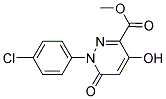 METHYL 1-(4-CHLOROPHENYL)-4-HYDROXY-6-OXO-1,6-DIHYDRO-3-PYRIDAZINECARBOXYLATE Struktur