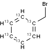 BENZYL-13C6 BROMIDE Struktur