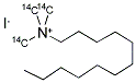 DODECYLTRIMETHYL AMMONIUM IODIDE, [METHYL 14C] Struktur