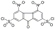 4,5-DINITROFLUORENONE-2,7-DISULPHONYL CHLORIDE Struktur