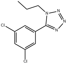 5-(3,5-DICHLOROPHENYL)-1-PROPYL-1H-1,2,3,4-TETRAAZOLE Struktur