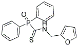 N-(2-FURYLMETHYL)OXO(DIPHENYL)PHOSPHORANECARBOTHIOAMIDE Struktur