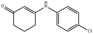 3-((4-CHLOROPHENYL)AMINO)CYCLOHEX-2-EN-1-ONE Struktur