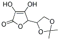 5-(2,2-DIMETHYL-1,3-DIOXOLAN-4-YL)-3,4-DIHYDROXY-2(5H)-FURANONE Struktur