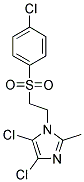 4,5-DICHLORO-1-(2-[(4-CHLOROPHENYL)SULFONYL]ETHYL)-2-METHYL-1H-IMIDAZOLE Struktur