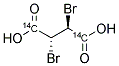 2,3-MESO-DIBROMOSUCCINIC ACID, [1,4-14C] Struktur