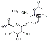 4-METHYLUMBELLIFERYL-BETA-D(-)-GLUCURONIDE DIHYDRATE Struktur