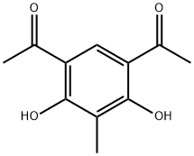 1-(5-ACETYL-2,4-DIHYDROXY-3-METHYLPHENYL)ETHAN-1-ONE Struktur