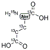 L-GLUTAMIC ACID-13C5, 15N Struktur