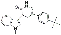 3-(4-(TERT-BUTYL)PHENYL)-5-(1-METHYLINDOL-3-YL)-1H,4H,5H-1,2-DIAZIN-6-ONE Struktur