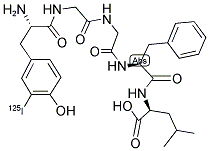 ([125I]-TYR)-LEU-ENKEPHALIN Struktur