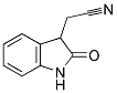 (2-OXO-2,3-DIHYDRO-1H-INDOL-3-YL)ACETONITRILE Struktur