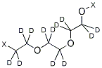 POLY(ETHYLENE OXIDE) (ETHYLENE-D4 OXIDE) Struktur