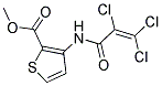 METHYL 3-[(2,3,3-TRICHLOROACRYLOYL)AMINO]THIOPHENE-2-CARBOXYLATE Struktur