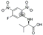 N-ALPHA-(2,4-DINITRO-5-FLUOROPHENYL)-D-VALINAMIDE Struktur