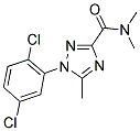 1-(2,5-DICHLOROPHENYL)-N,N,5-TRIMETHYL-1H-1,2,4-TRIAZOLE-3-CARBOXAMIDE Struktur