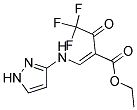 ETHYL 3-(1H-PYRAZOL-3-YLAMINO)-2-(2,2,2-TRIFLUOROACETYL)ACRYLATE Struktur