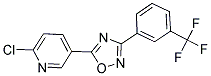 2-CHLORO-5-(3-[3-(TRIFLUOROMETHYL)PHENYL]-1,2,4-OXADIAZOL-5-YL)PYRIDINE Struktur