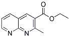 2-METHYL-1,8-NAPHTHYRIDINE-3-CARBOXYLIC ACID, ETHYL ESTER Struktur