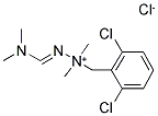 1-(2,6-DICHLOROBENZYL)-2-[(DIMETHYLAMINO)METHYLENE]-1,1-DIMETHYLHYDRAZINIUM CHLORIDE Struktur