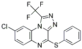 8-CHLORO-1-(TRIFLUOROMETHYL)[1,2,4]TRIAZOLO[4,3-A]QUINOXALIN-4-YL PHENYL SULFIDE Struktur