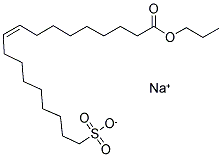 SULFATED PROPYLOLEATE SODIUM SALT Struktur