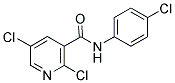 N3-(4-CHLOROPHENYL)-2,5-DICHLORONICOTINAMIDE Struktur