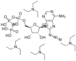 8-AZIDO ATP ALPHA-32P TRIETHYLAMMONIUM SALT Struktur