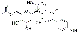 PUERARIN 6''-MONOACETATE Struktur