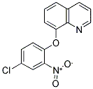 4-CHLORO-2-NITRO-1-(8-QUINOLYLOXY)BENZENE Struktur