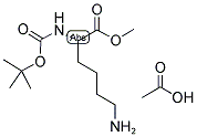 BOC-LYS-OME ACETATE SALT Struktur