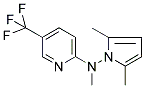 N2-(2,5-DIMETHYL-1H-PYRROL-1-YL)-N2-METHYL-5-(TRIFLUOROMETHYL)PYRIDIN-2-AMINE Struktur