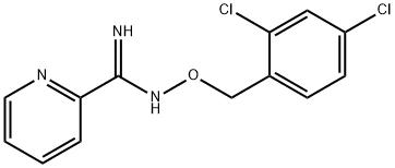 N'-[(2,4-DICHLOROBENZYL)OXY]-2-PYRIDINECARBOXIMIDAMIDE Struktur